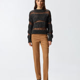 Maglione in jacquard 105688A2U3 ZI9 PINKO 