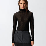 Maglia con micro paillettes 105821A2PM Z99 PINKO 
