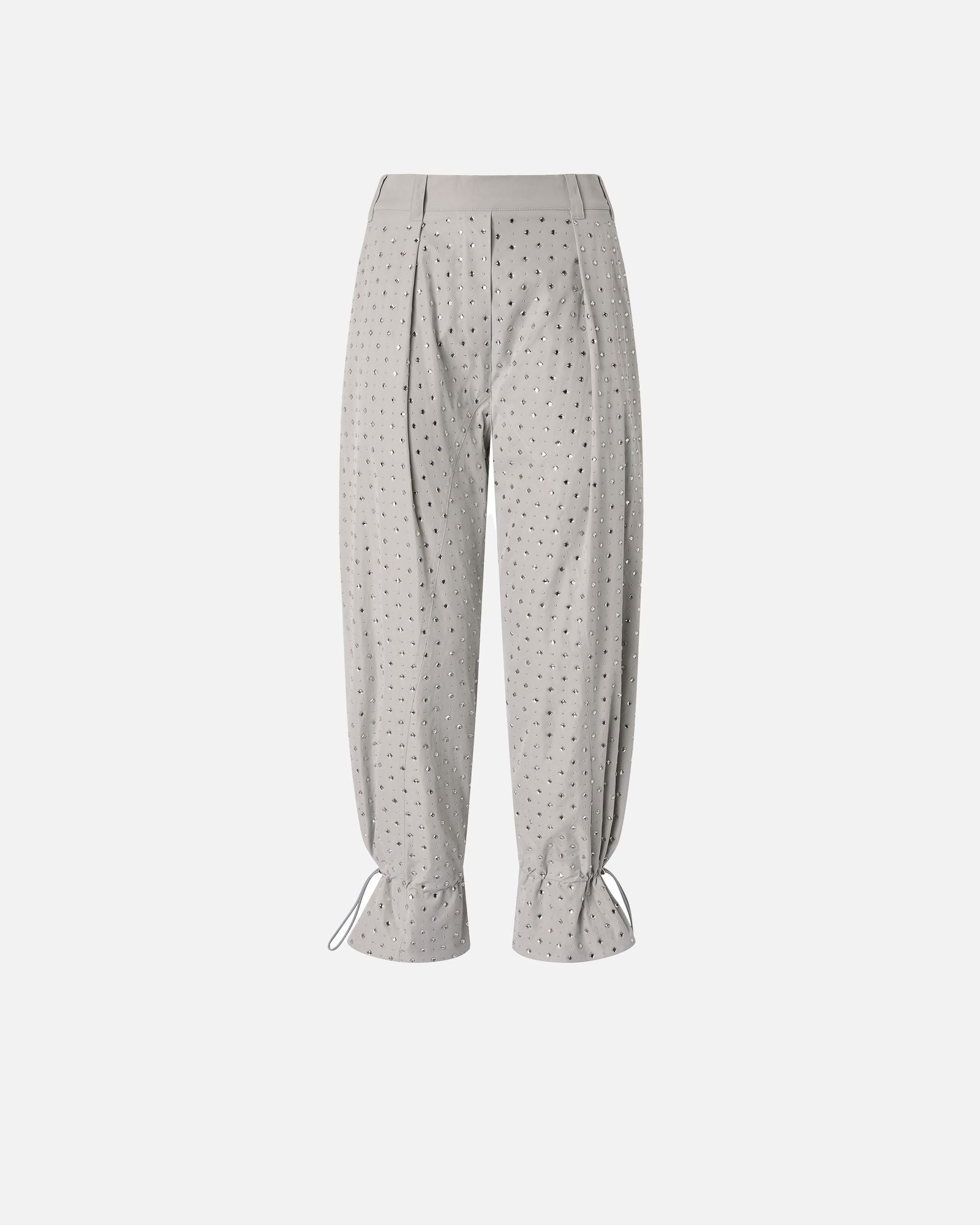 Pantalone con strass e borchie 105984A2XX K14 PINKO 
