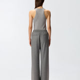 Pantalone wide leg in lana 106118A2ZU I76 PINKO 