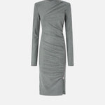 Abito midi con drappeggio 106126A2ZU I76 PINKO 