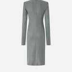 Abito midi con drappeggio 106126A2ZU I76 PINKO 