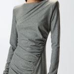 Abito midi con drappeggio 106126A2ZU I76 PINKO 