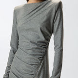 Abito midi con drappeggio 106126A2ZU I76 PINKO 