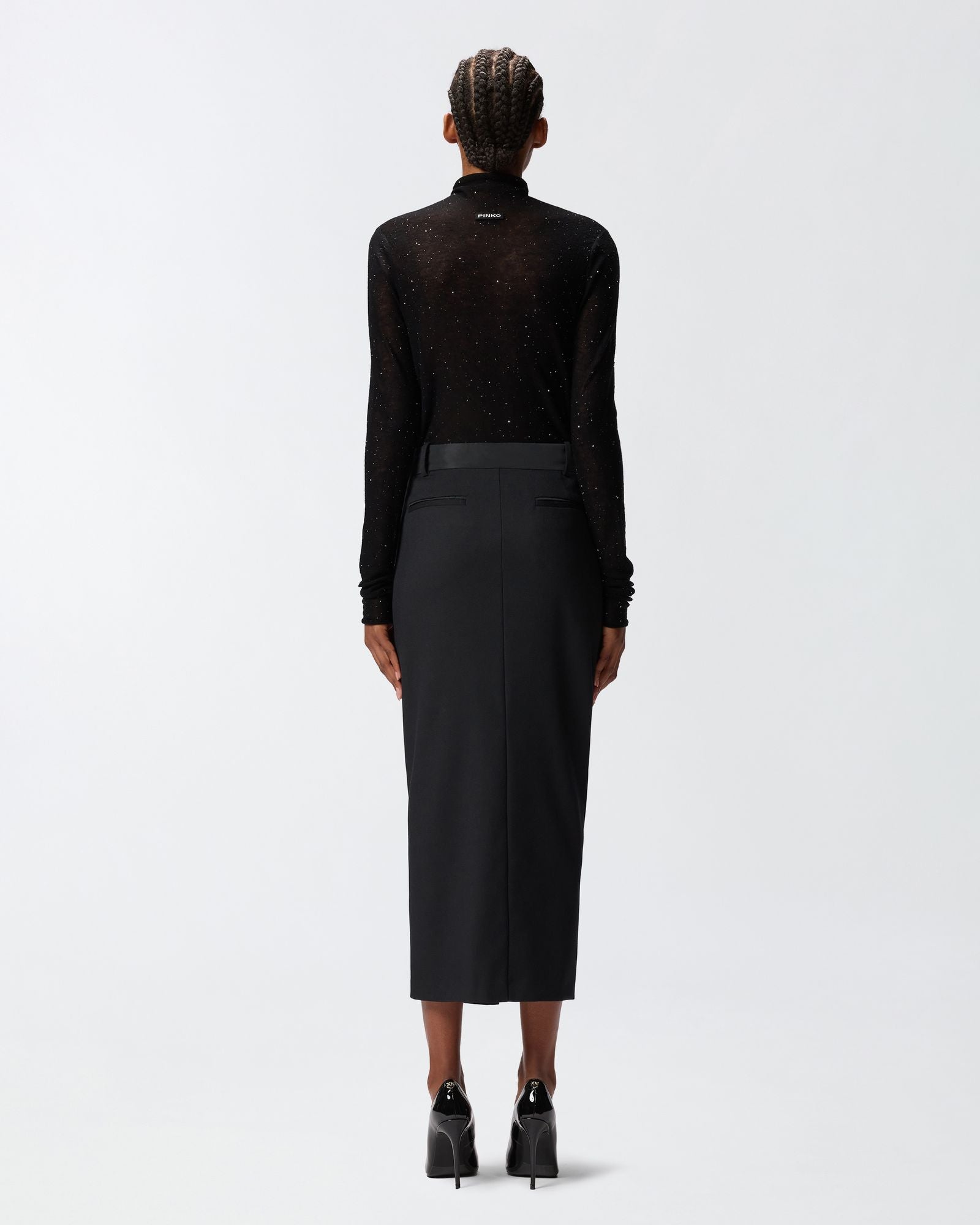 Gonna aderente con spacco - Pinko 106134A30C Z99 PINKO 