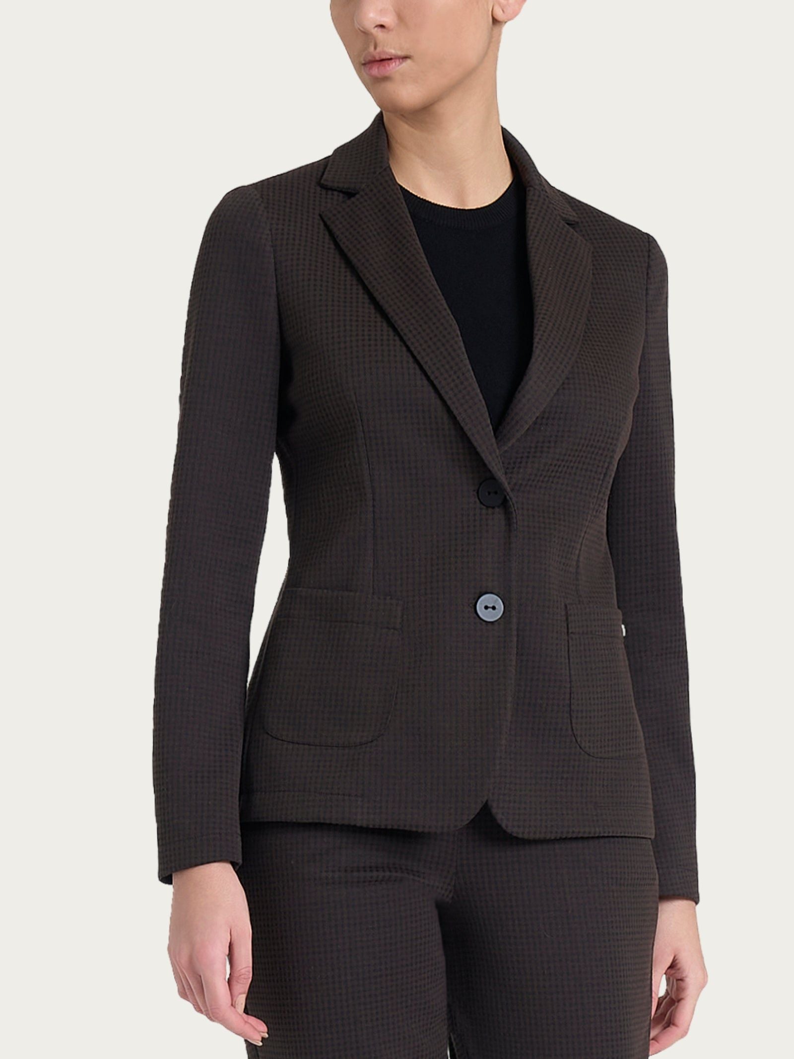 Giacca con micro check - Ragno DR49GAFW25 A75F RAGNO 