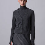 Cardigan boxy in cashmere e seta - Roberto Collina 253F01010 F0121 ROBERTO COLLINA 