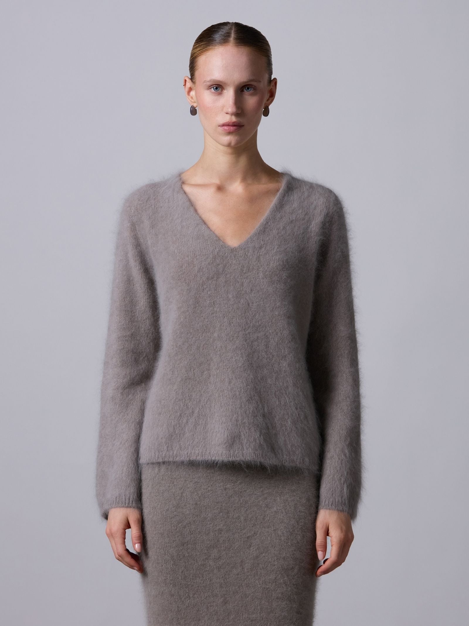 Maglia in lana angora - Roberto Collina 253F30102 F3029 ROBERTO COLLINA 