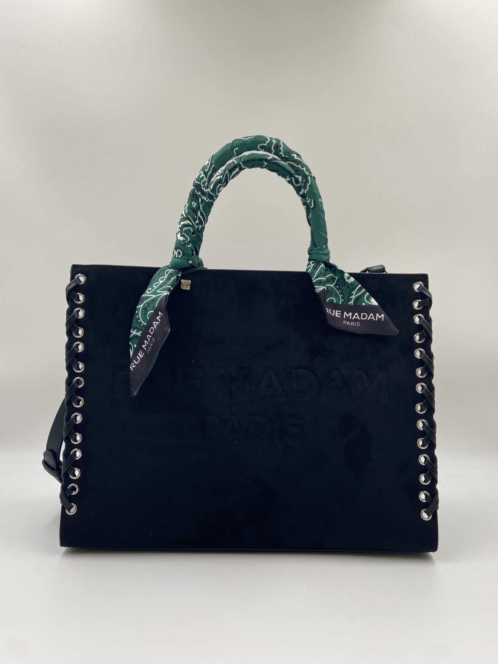 Borsa Apache nera 1481 NERO RUE MADAM PARIS 