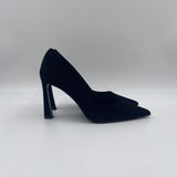 Dècolletè in pelle scamosciata -Spazio Moda 2470 NERO SPAZIO MODA 
