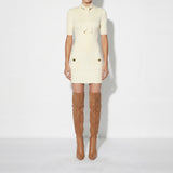 Abito mini in maglia - Elisabetta Franchi AM04S66E2 193 ELISABETTA FRANCHI 