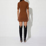 Abito mini in maglia - Elisabetta Franchi AM04S66E2 FK3 ELISABETTA FRANCHI 