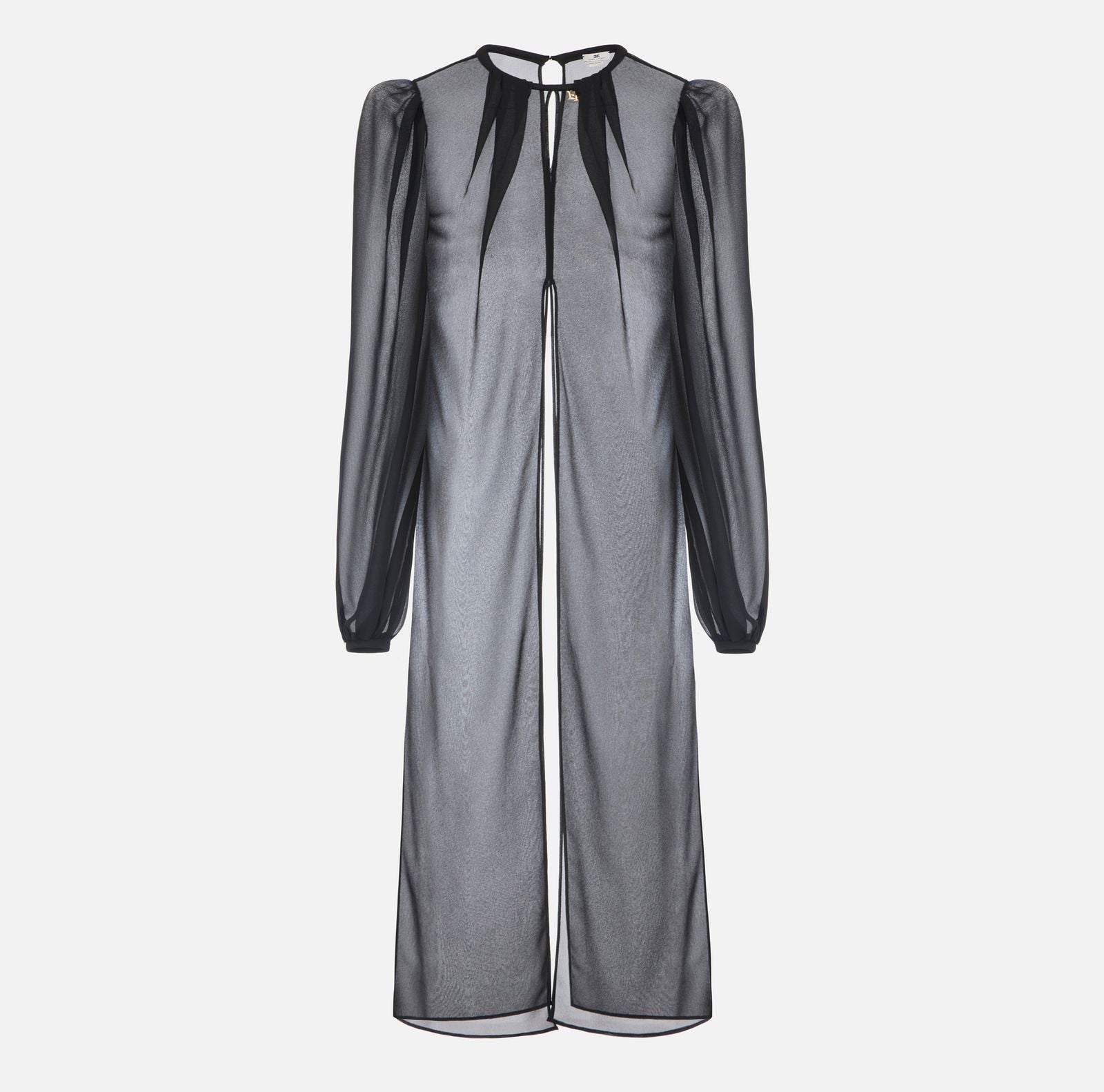 Casacca in georgette - Elisabetta Franchi CA20867E2 110 ELISABETTA FRANCHI 