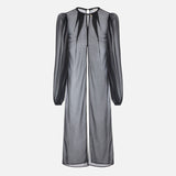 Casacca in georgette - Elisabetta Franchi CA20867E2 110 ELISABETTA FRANCHI 