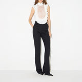 Body in georgette e pizzo - Elisabetta Franchi CB01067E2 360 ELISABETTA FRANCHI 