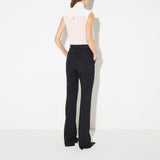 Body in georgette e pizzo - Elisabetta Franchi CB01067E2 360 ELISABETTA FRANCHI 