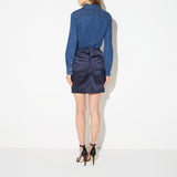 Camicia denim con logo ricamato - Elisabetta Franchi CJ34D66E2 104 ELISABETTA FRANCHI 