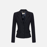 Giacca in tessuto tecnico - Elisabetta Franchi GI25367E2 110 ELISABETTA FRANCHI 