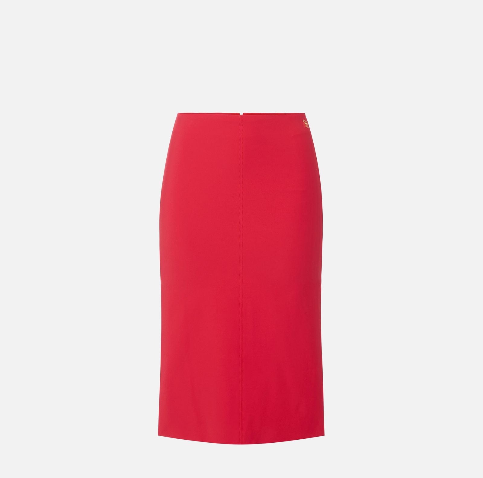 Gonna in tessuto tecnico - Elisabetta Franchi GO22867E2 CG5 ELISABETTA FRANCHI 
