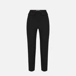 Pantalone in doppio crèpe stretch - Elisabetta Franchi PA19566E2 110 ELISABETTA FRANCHI 