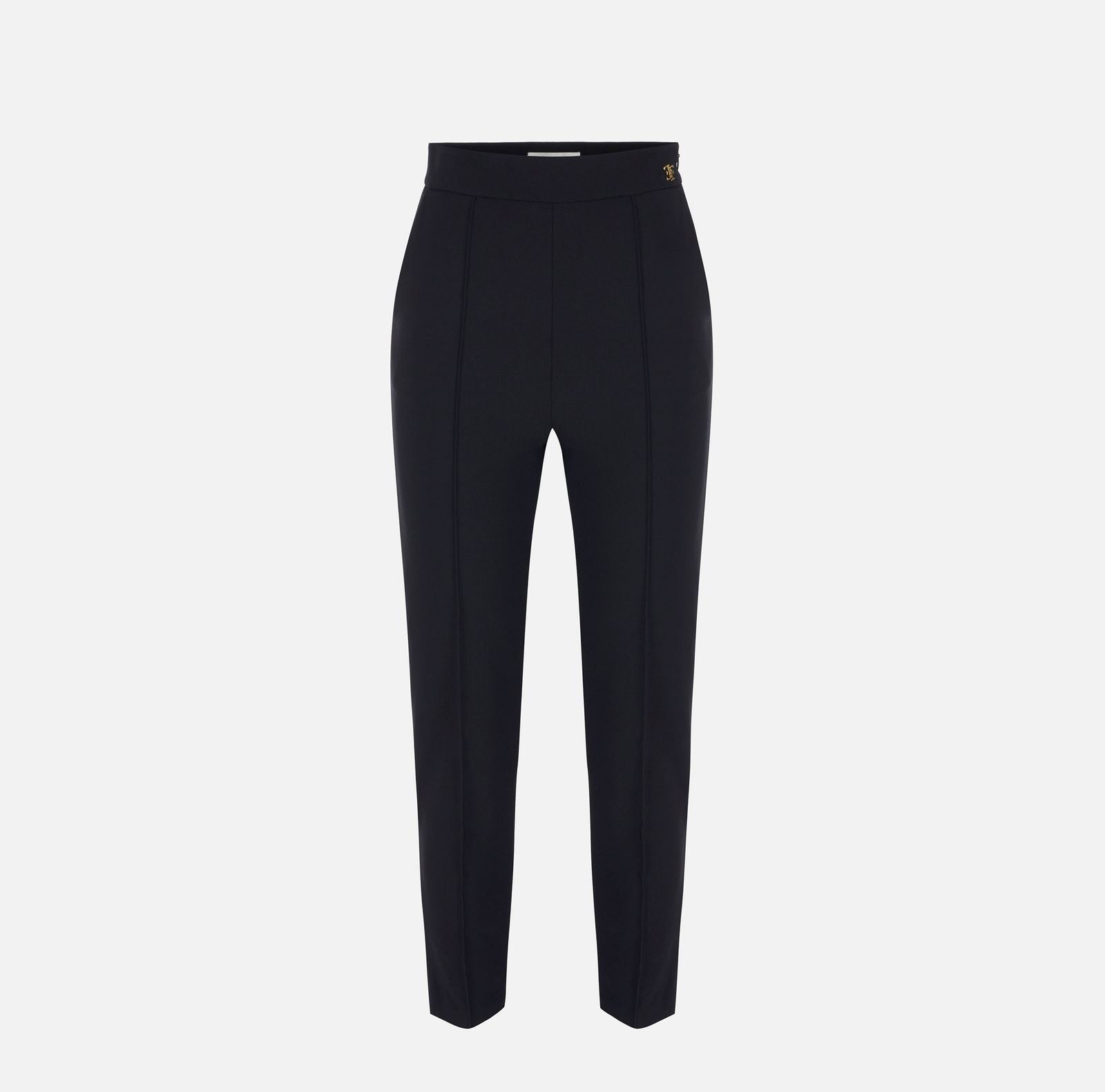 Pantalone in tessuto tecnico - Elisabetta Franchi PA22067E2 110 ELISABETTA FRANCHI 