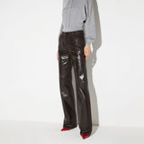 Jeans loose effetto laminato - Elisabetta Franchi PJ26N66E2 EV9 ELISABETTA FRANCHI 