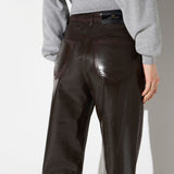 Jeans loose effetto laminato - Elisabetta Franchi PJ26N66E2 EV9 ELISABETTA FRANCHI 