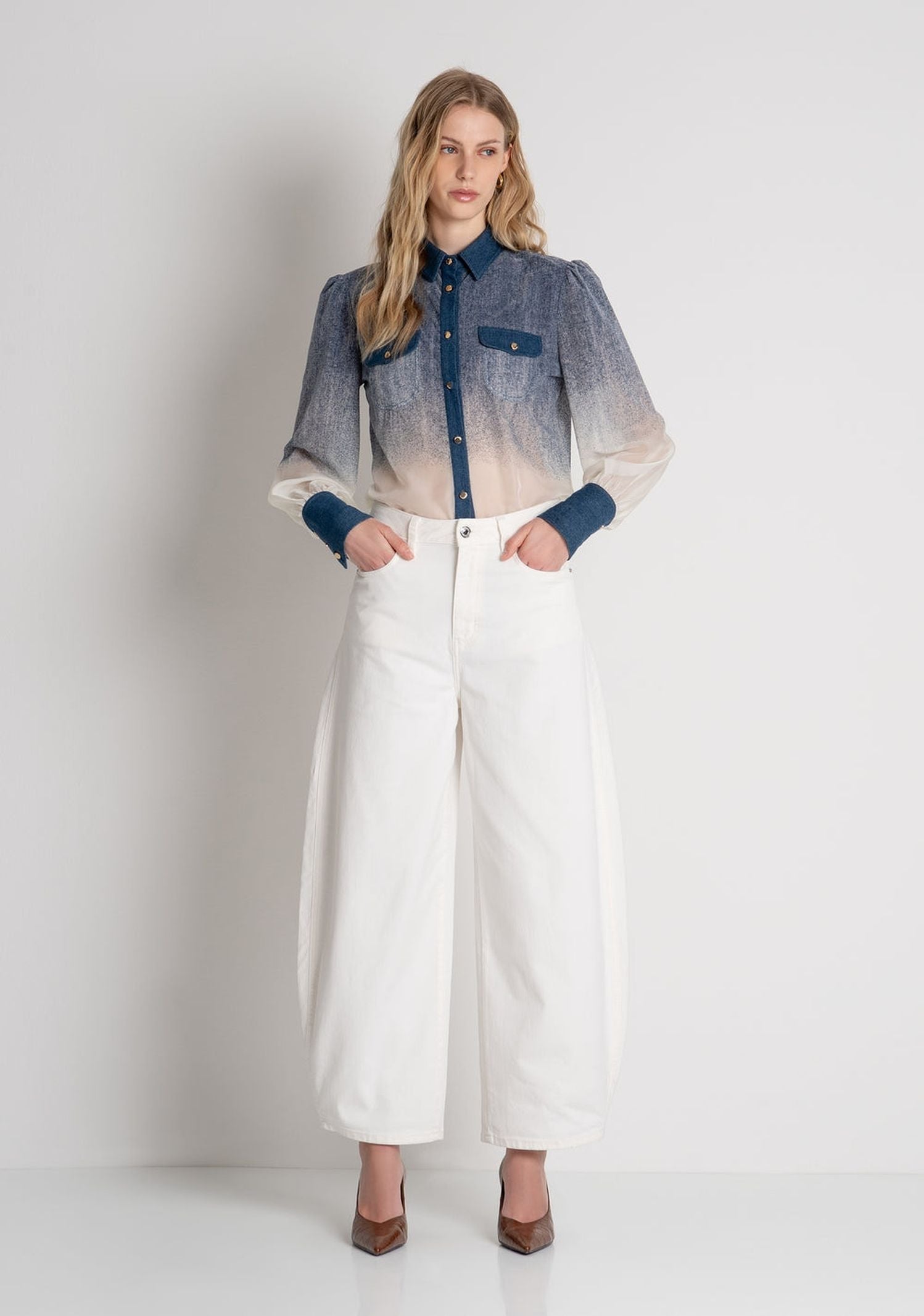 Pantalone carrot ballon - Fracomina FP26WVD006W67601 108 FRACOMINA 