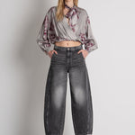Jeans carrot ballon - Fracomina FP26WVD012D41993 M67 FRACOMINA 
