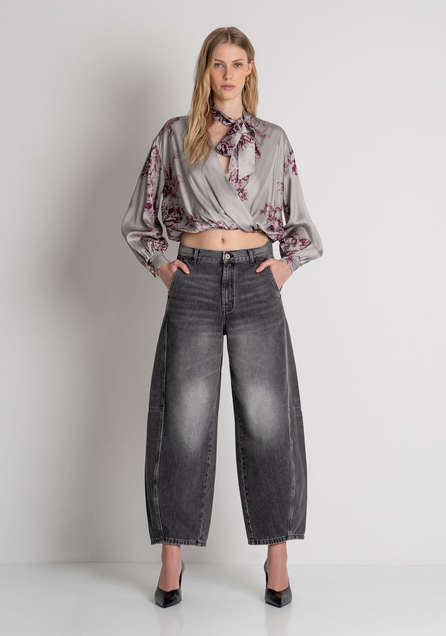 Jeans carrot ballon - Fracomina FP26WVD012D41993 M67 FRACOMINA 