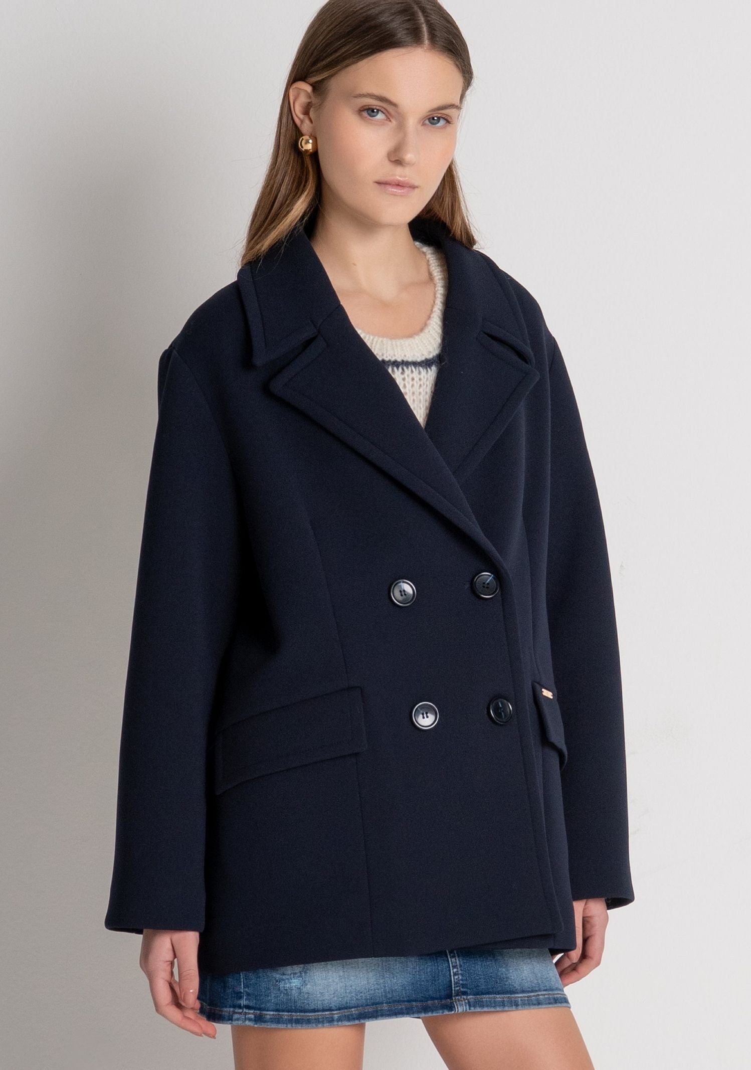 Cappotto doppiopetto - Fracomina FR26WC1010W47701 117 FRACOMINA 