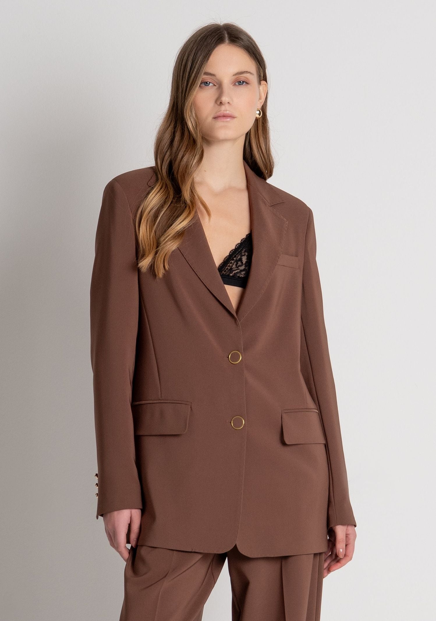 Giacca oversize - Fracomina FR26WJ3001W42901 I49 FRACOMINA 