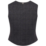 Gilet in tessuto Principe di Galles - Fracomina FR26WJ5008W57502 097 FRACOMINA 