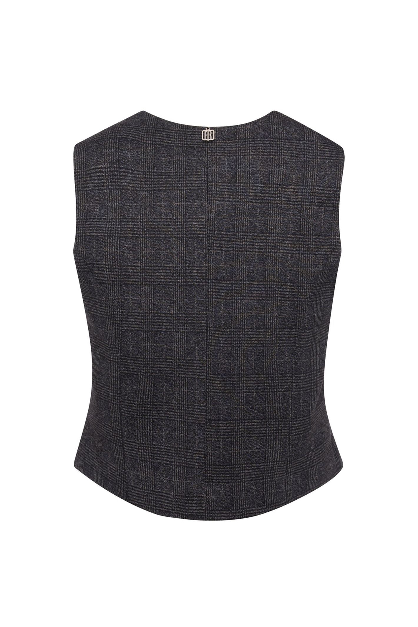 Gilet in tessuto Principe di Galles - Fracomina FR26WJ5008W57502 097 FRACOMINA 