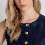 Gilet in velluto - Fracomina FR26WJ5012W59601 117 FRACOMINA 