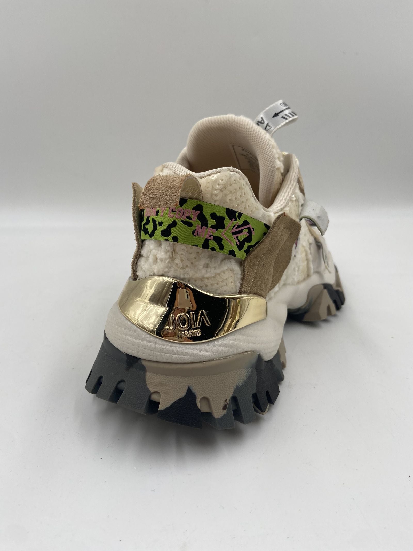 Sneakers Label beige e bianco - JoiaParis W115 BEIGEBIANCO JOIAPARIS 