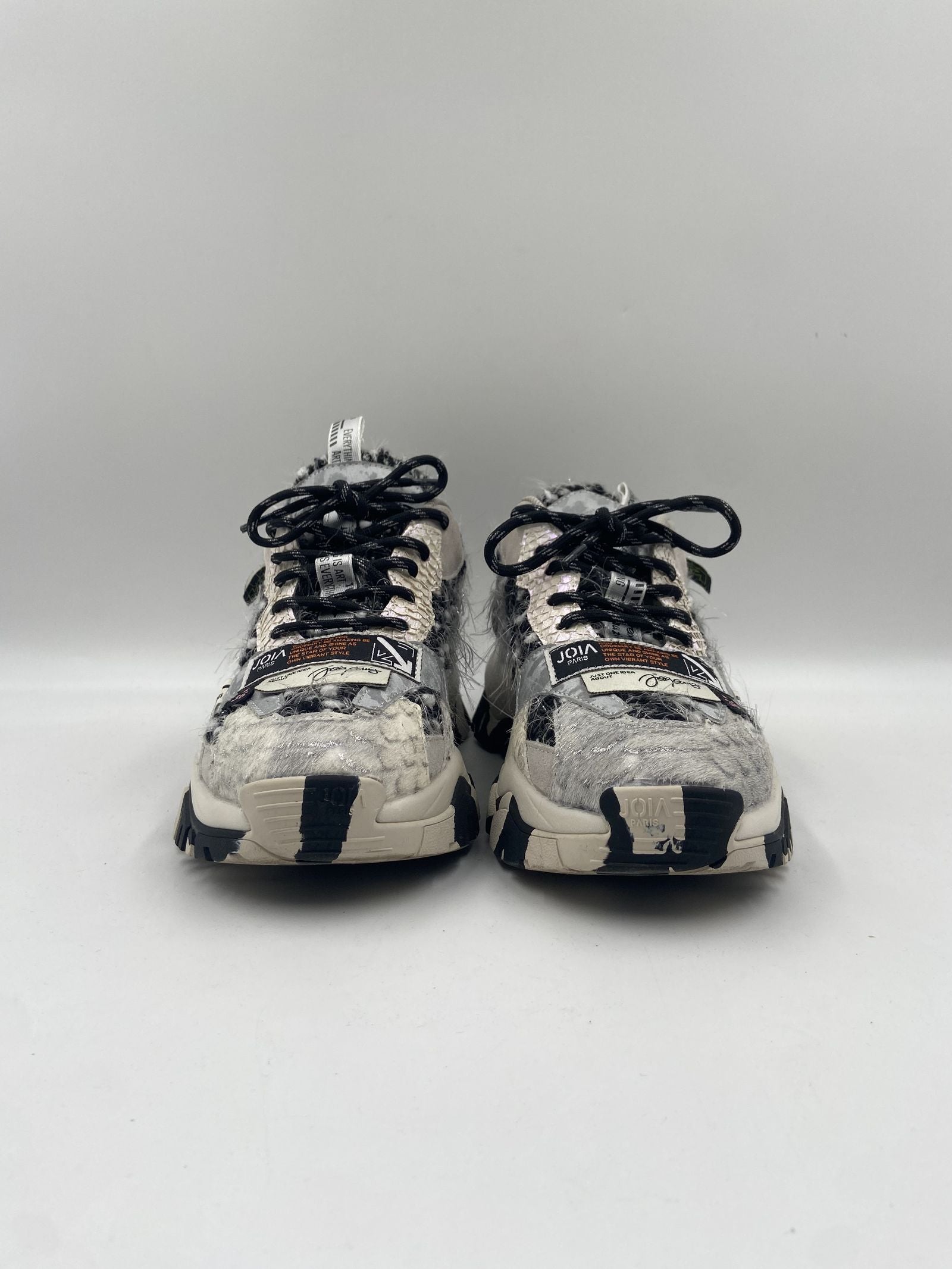 Sneakers Label bianco e nero - JoiaParis W116 BIANCONERO JOIAPARIS 