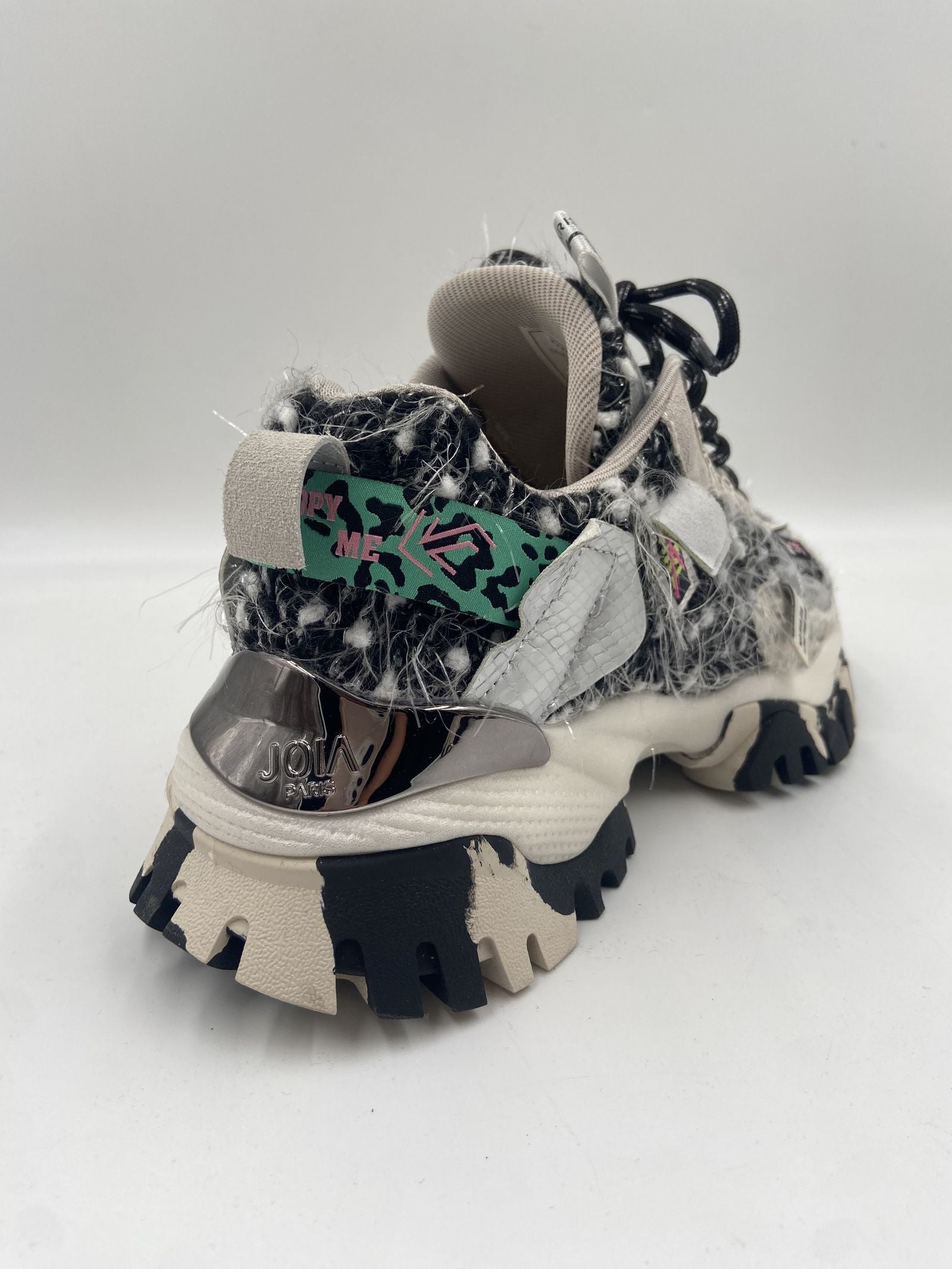 Sneakers Label bianco e nero - JoiaParis W116 BIANCONERO JOIAPARIS 