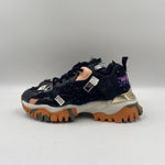 Sneakers Label arancio e nero - JoiaParis W117 ARANCIONENERO JOIAPARIS 
