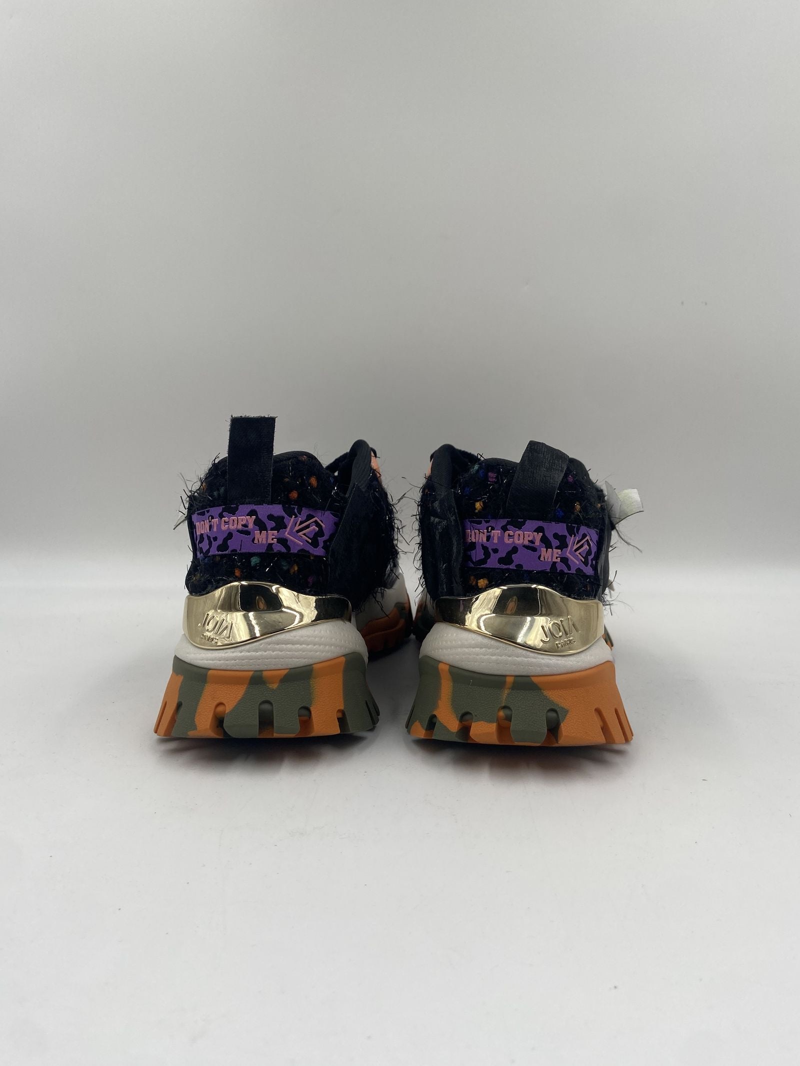 Sneakers Label arancio e nero - JoiaParis W117 ARANCIONENERO JOIAPARIS 
