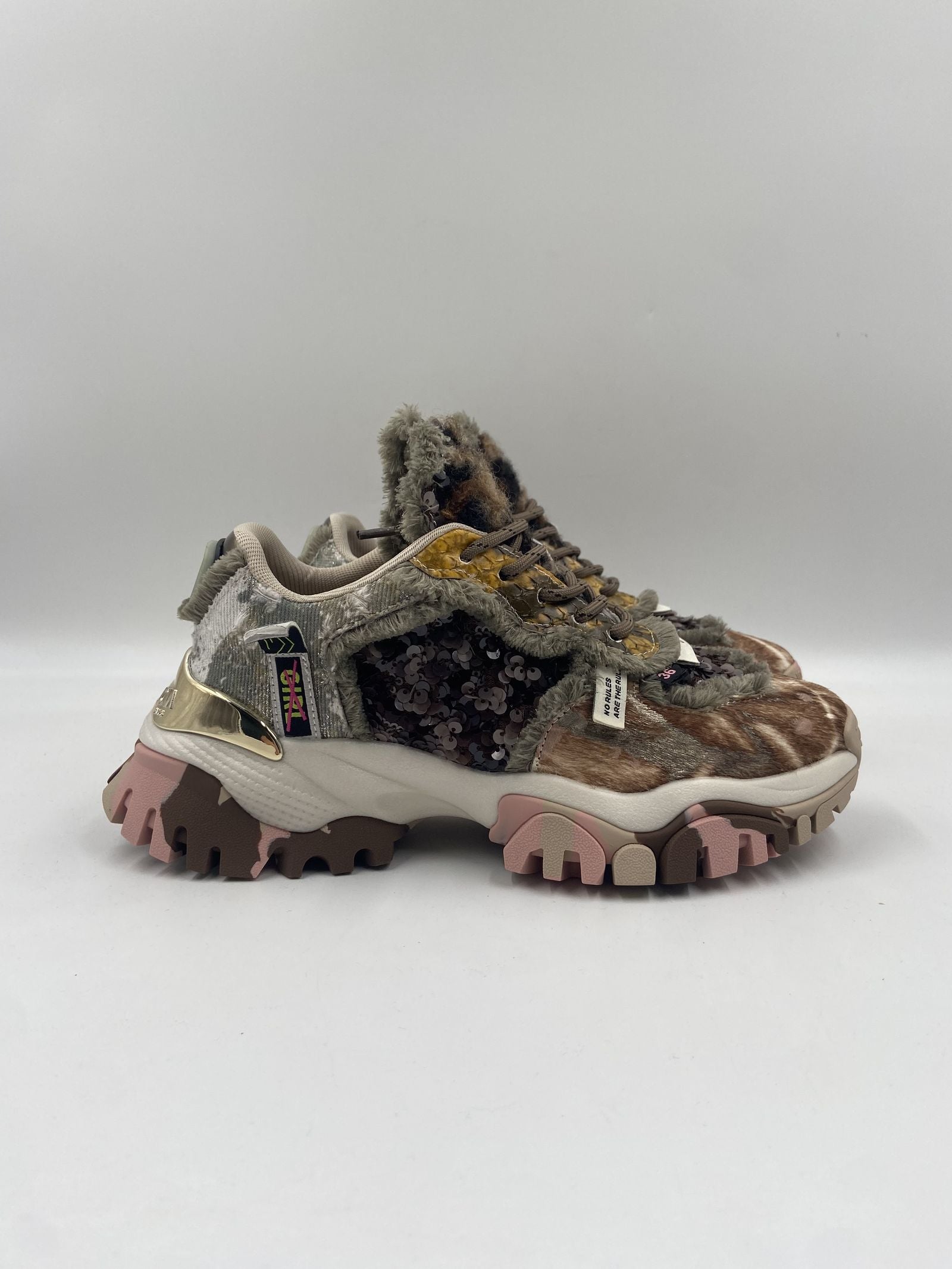 Sneakers Cozy marrone rosa - JoiaParis W121 MARRONEROSA JOIAPARIS 