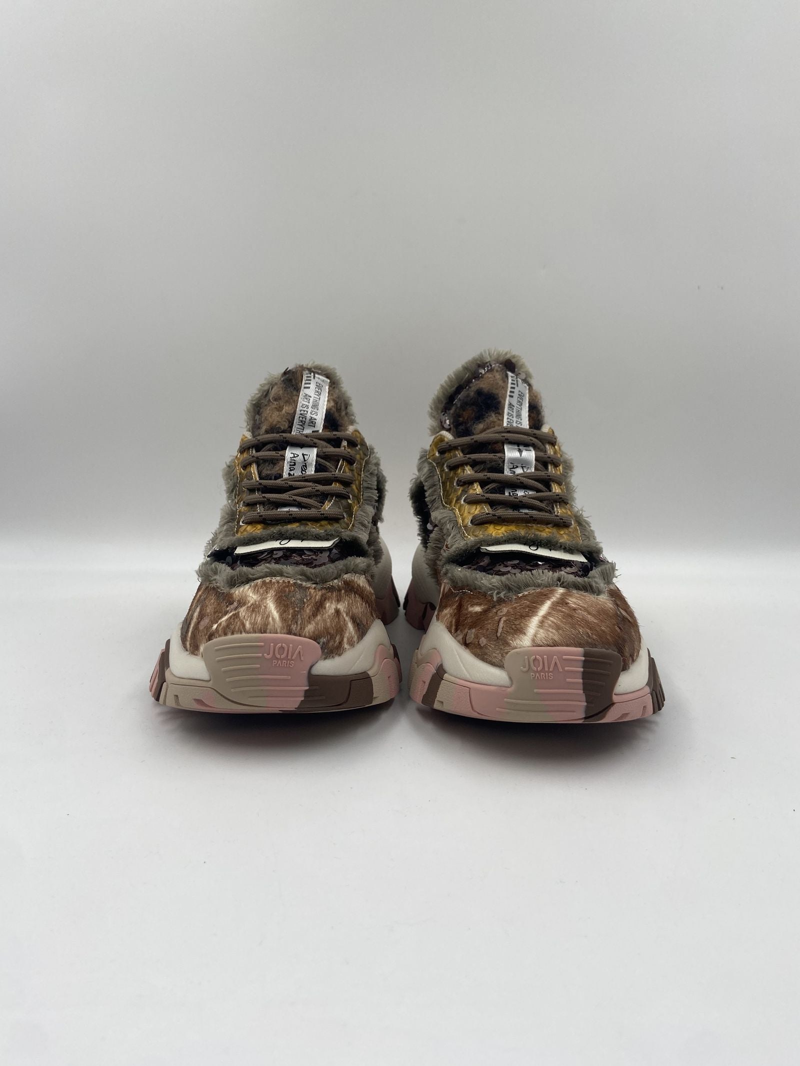 Sneakers Cozy marrone rosa - JoiaParis W121 MARRONEROSA JOIAPARIS 