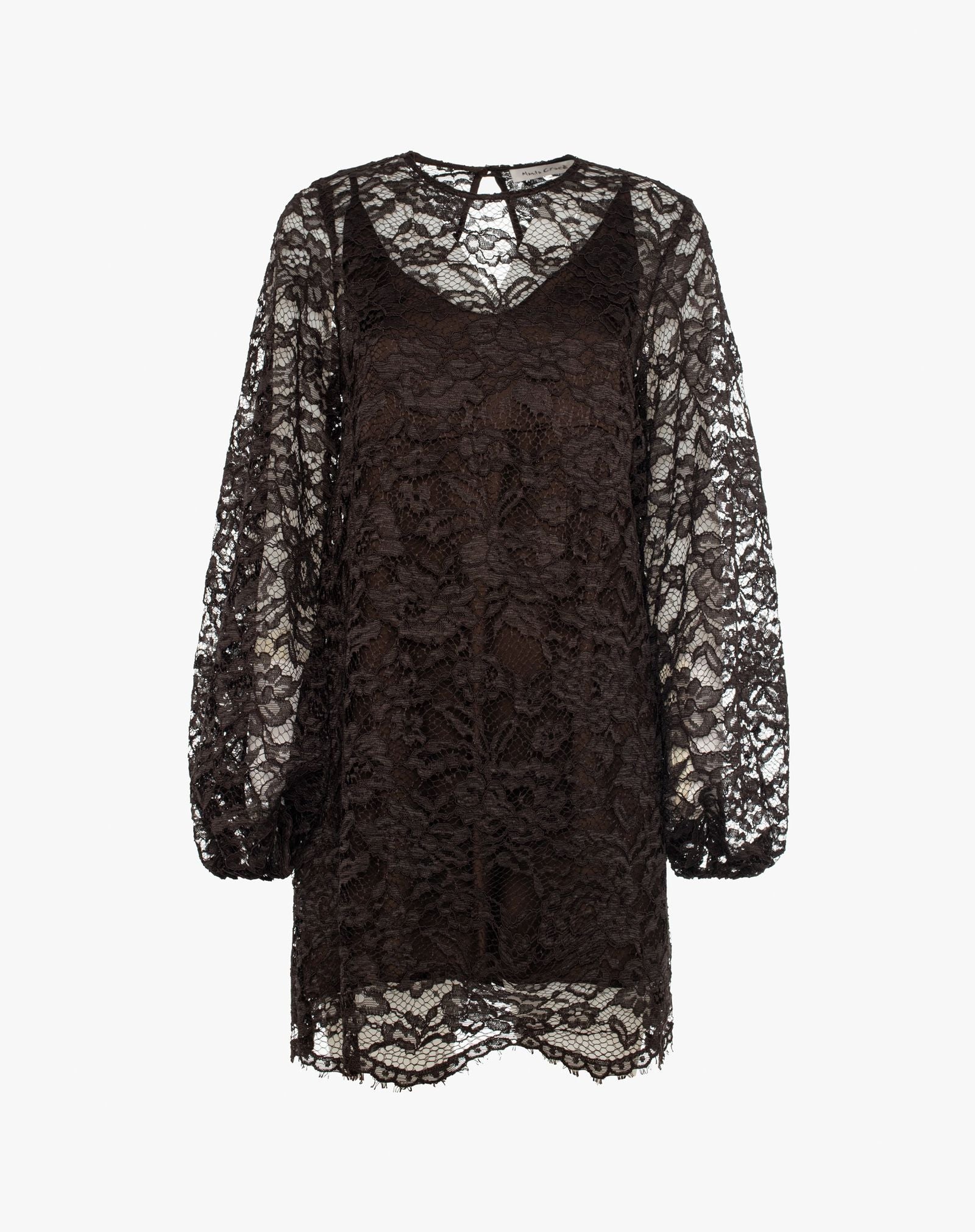 Abito corto in pizzo - Manila Grace A145PU ME009 MANILA GRACE 