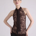 Top in pizzo - Manila Grace Y149PU ME009 MANILA GRACE 