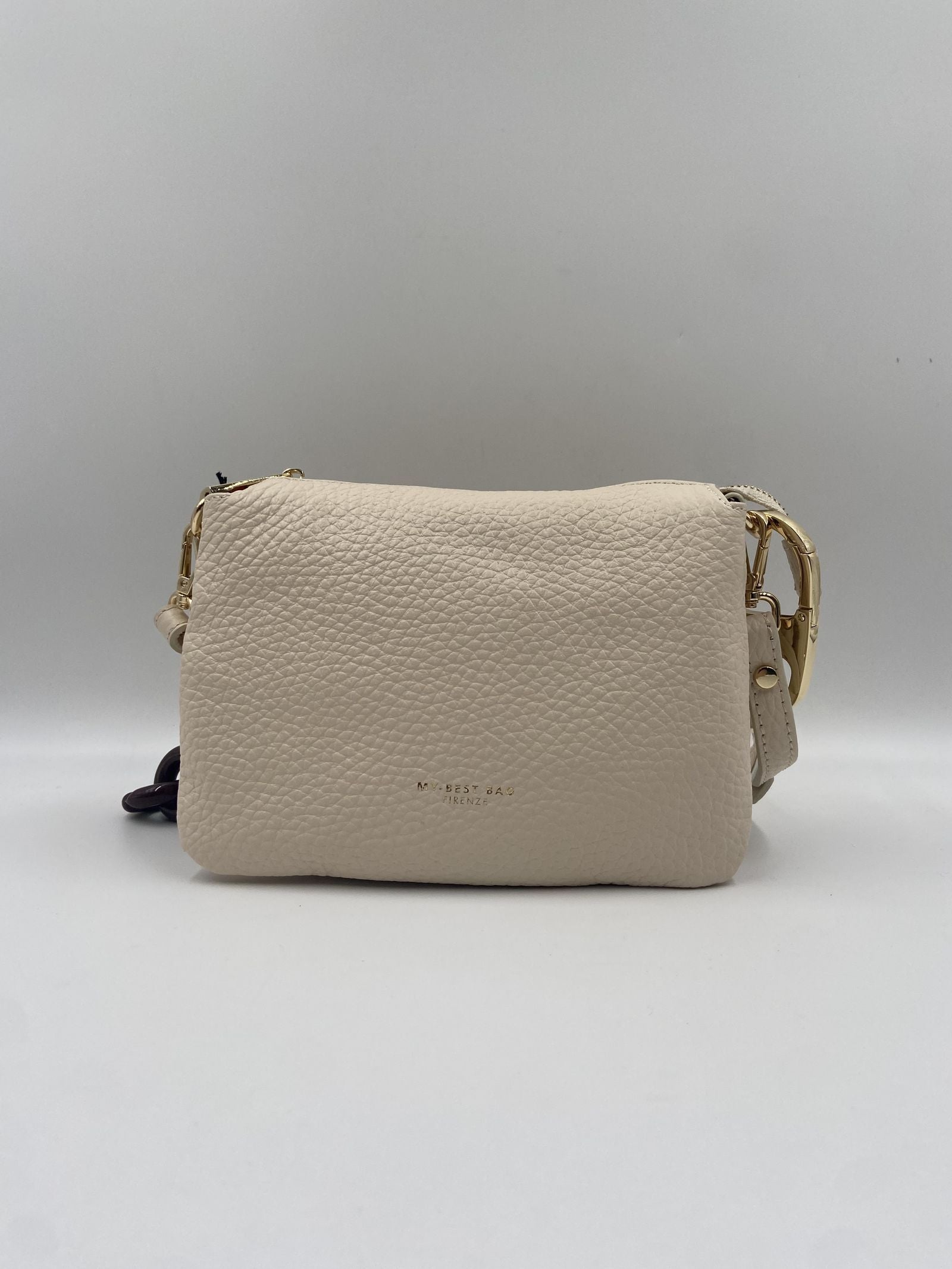 Pochette con grana dollaro - My Best Bag Firenze F2MYB3029S AVORIO MY BEST BAG 