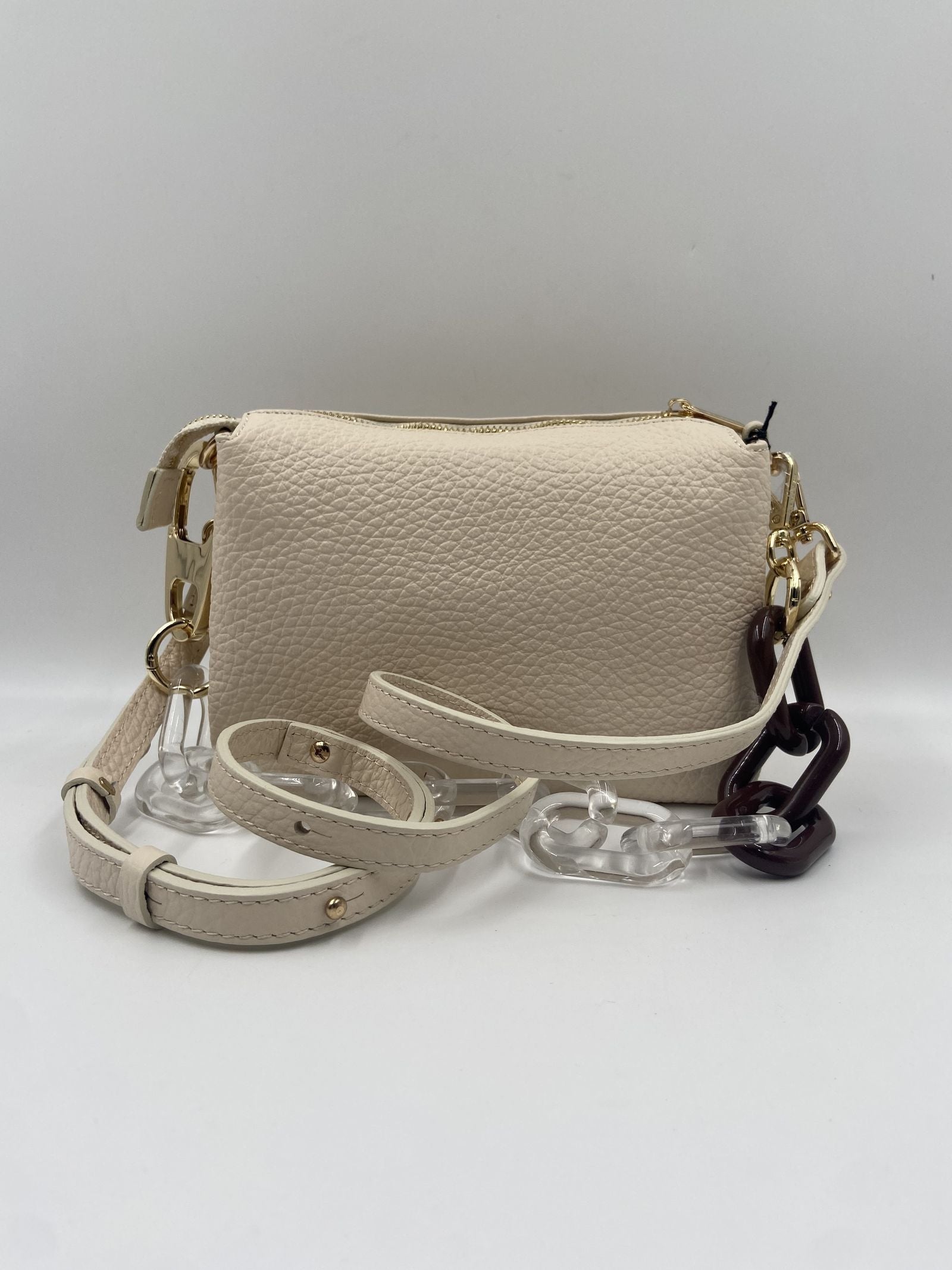 Pochette con grana dollaro - My Best Bag Firenze F2MYB3029S AVORIO MY BEST BAG 