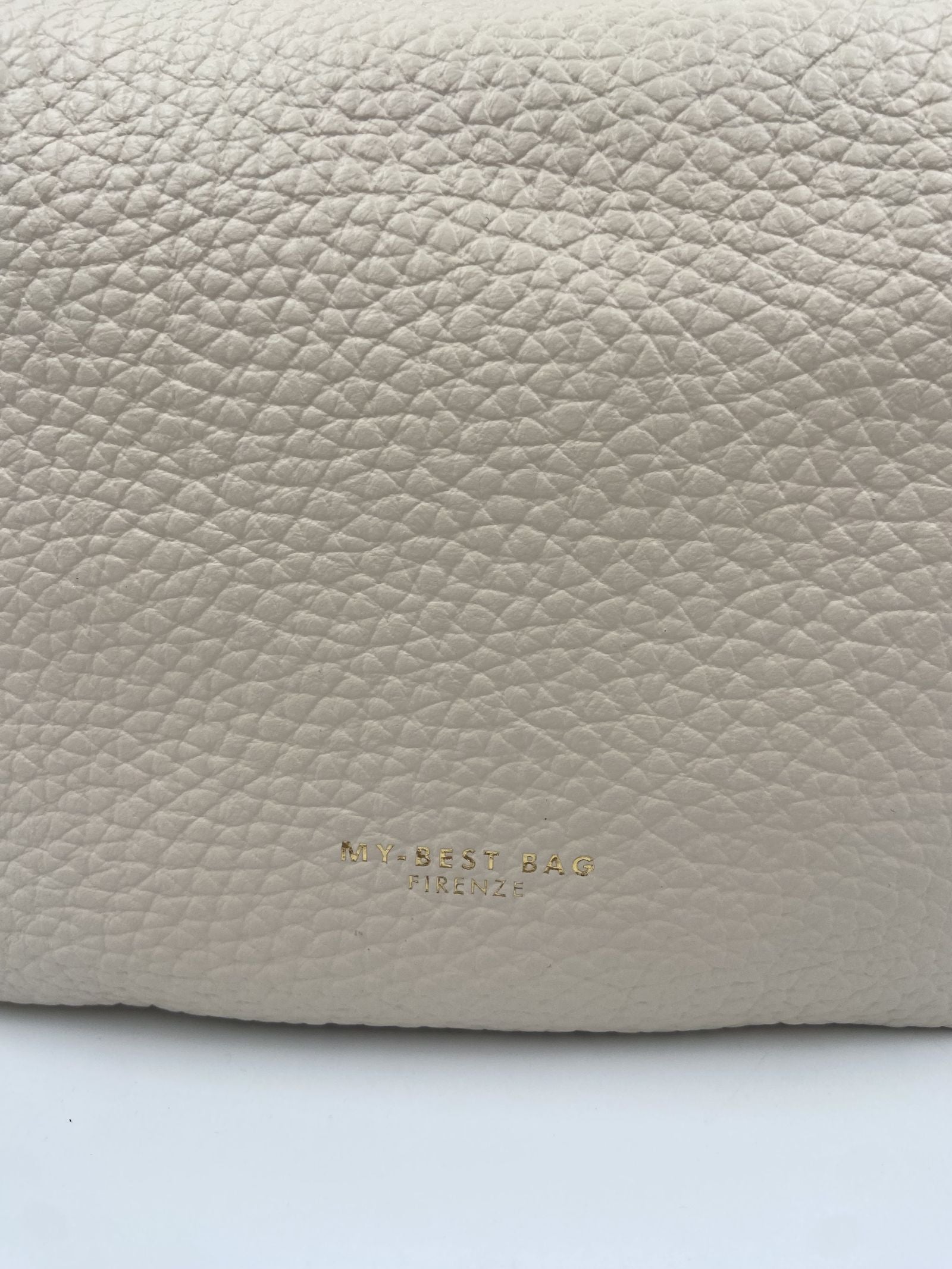 Pochette con grana dollaro - My Best Bag Firenze F2MYB3029S AVORIO MY BEST BAG 