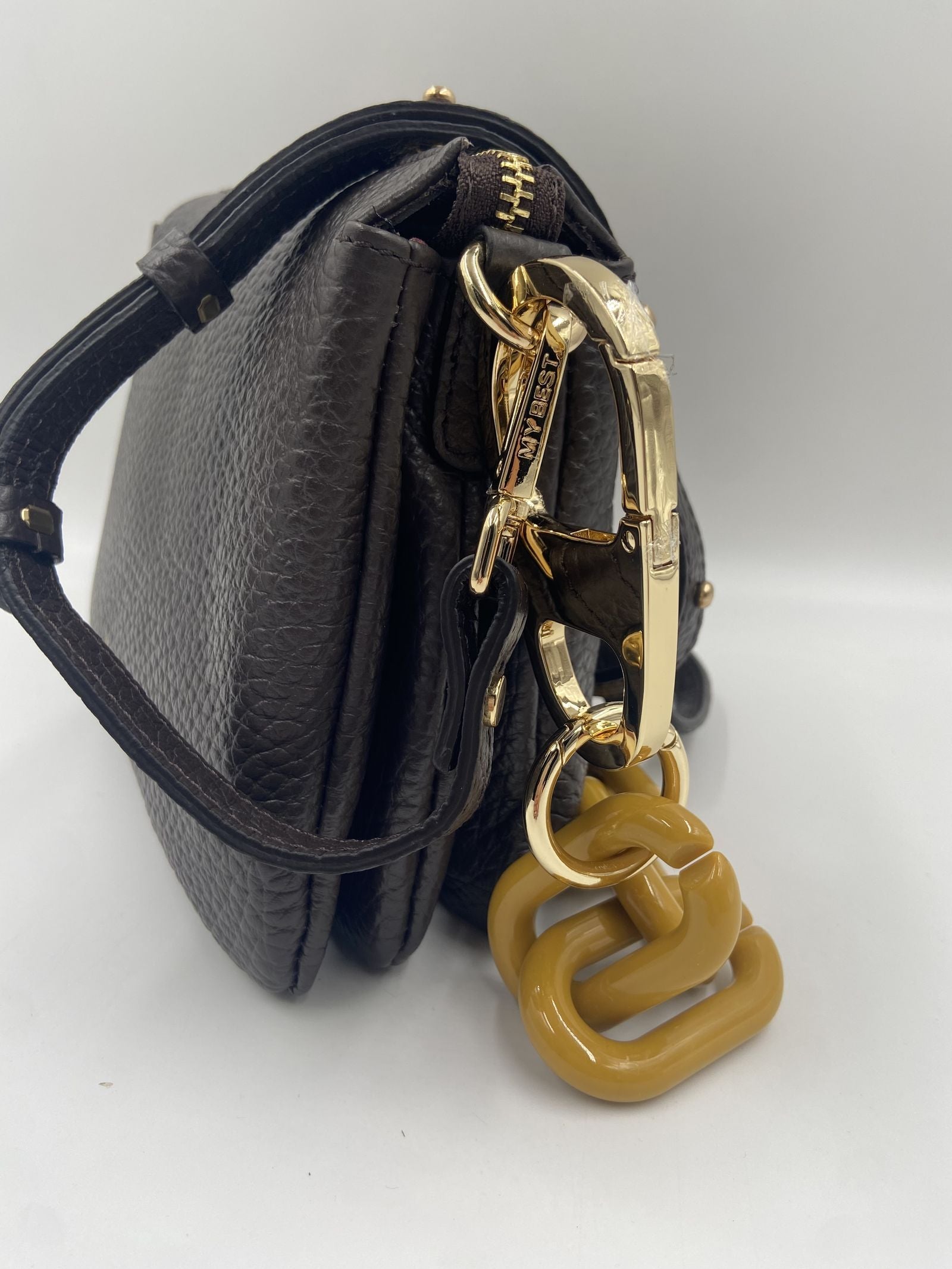 Pochette con grana dollaro - My Best Bag Firenze F2MYB3029S MARRONE MY BEST BAG 