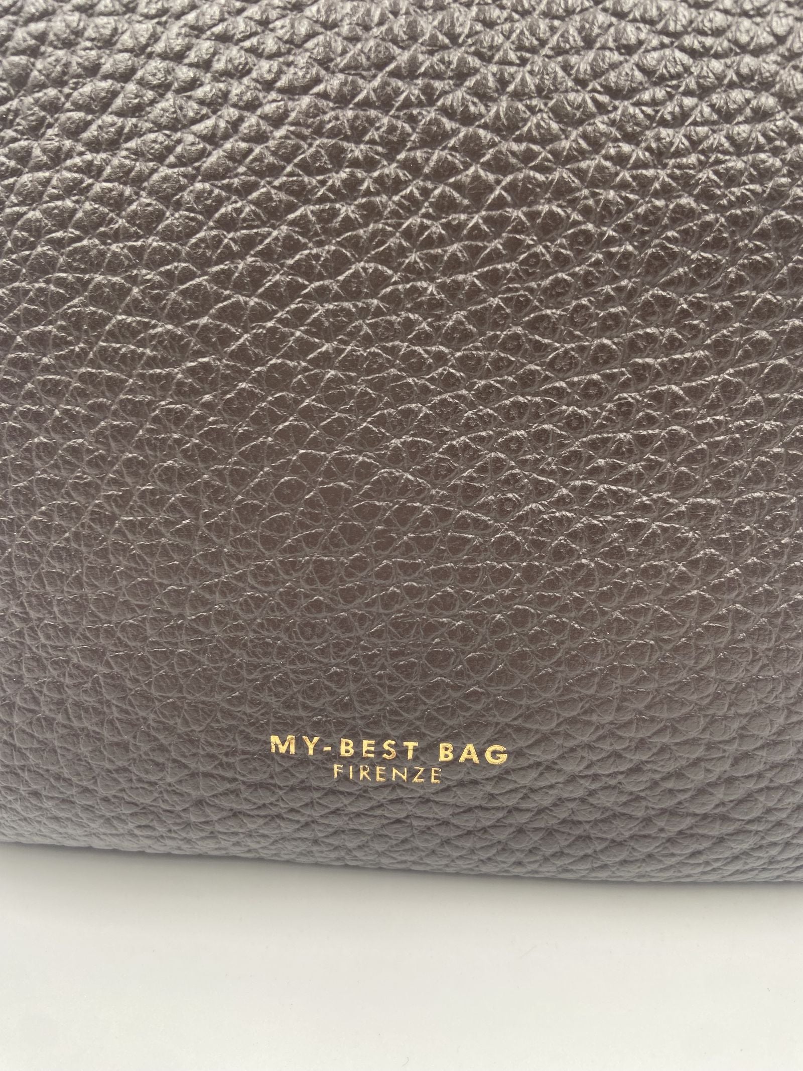 Pochette con grana dollaro - My Best Bag Firenze F2MYB3029S MARRONE MY BEST BAG 