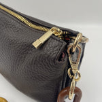 Pochette con grana dollaro - My Best Bag Firenze F2MYB3029S MARRONE MY BEST BAG 